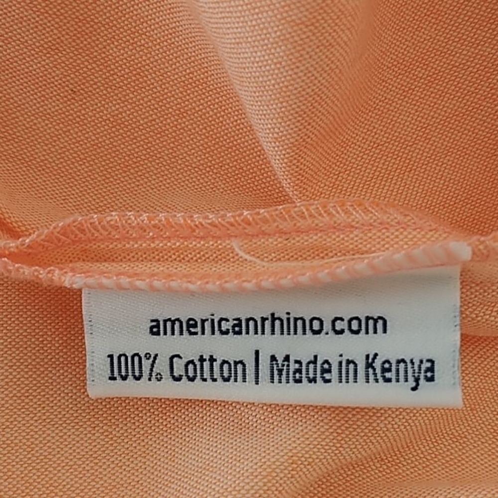 American Rhino Kikoy Cotton Wrap Dress Sz M - Picture 9 of 12
